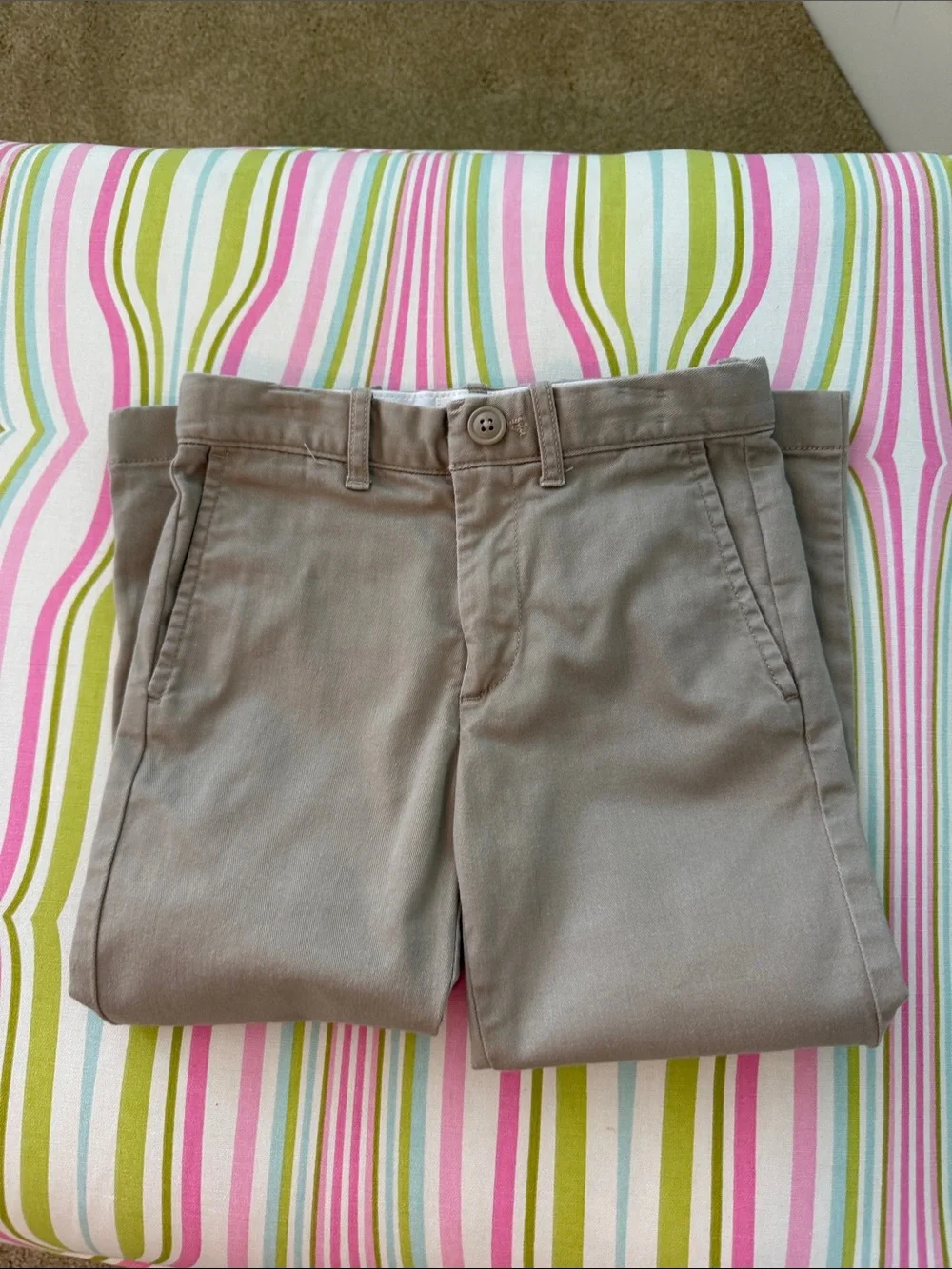 Crewcuts size 4 slim  Boys Khaki Pants - Brown/Tan